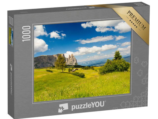 Puzzle 1000 Teile „Wunderschöne Seiser Alm in Südtirol, Italien“