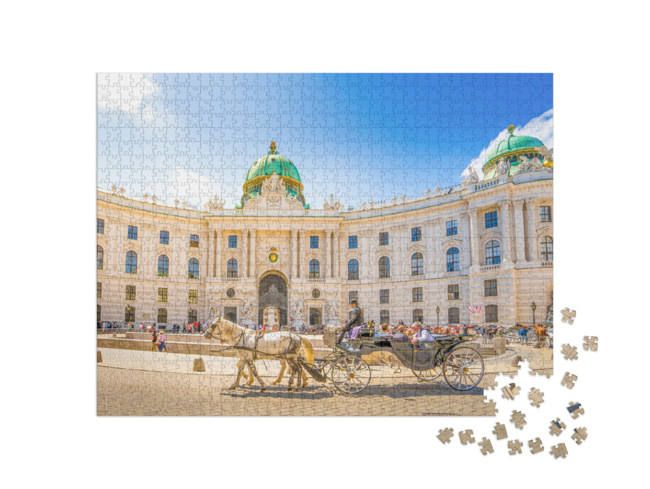 Puzzle 1000 Teile „Alte Hofburg, Wien, Österreich“