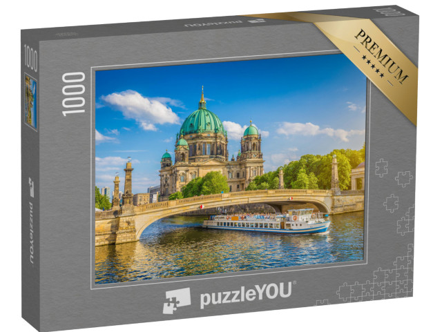 Puzzle 1000 Teile „Berliner Dom und Museumsinsel an der Spree, Berlin, Deutschland“