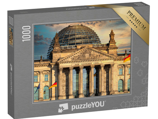 Puzzle 1000 Teile „Der Reichstag, Sitz des Deutschen Bundestages in Berlin“