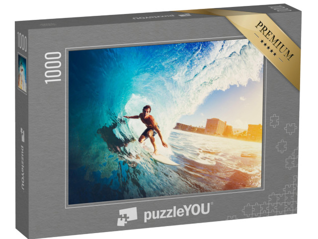 Puzzle 1000 Teile „Die perfekte Welle surfen“