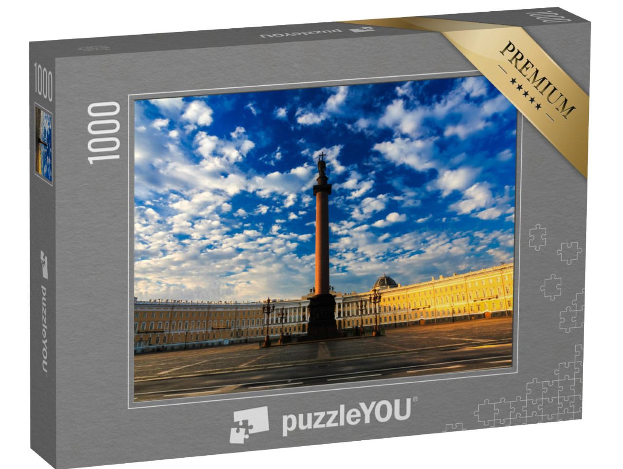 Puzzle 1000 Teile „Morgen am Palastplatz, Sankt Petersburg, Russland“