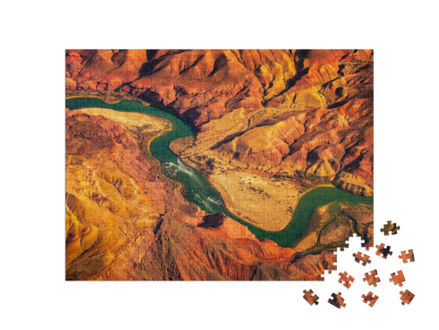 Puzzle 500 Teile „Colorado-Flusses im Grand Canyon, Arizona, USA“