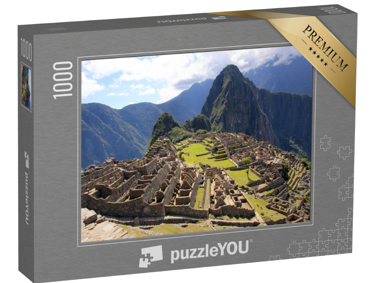 Puzzle 1000 Teile „Geheimnisvolles Machu Picchu, Peru“