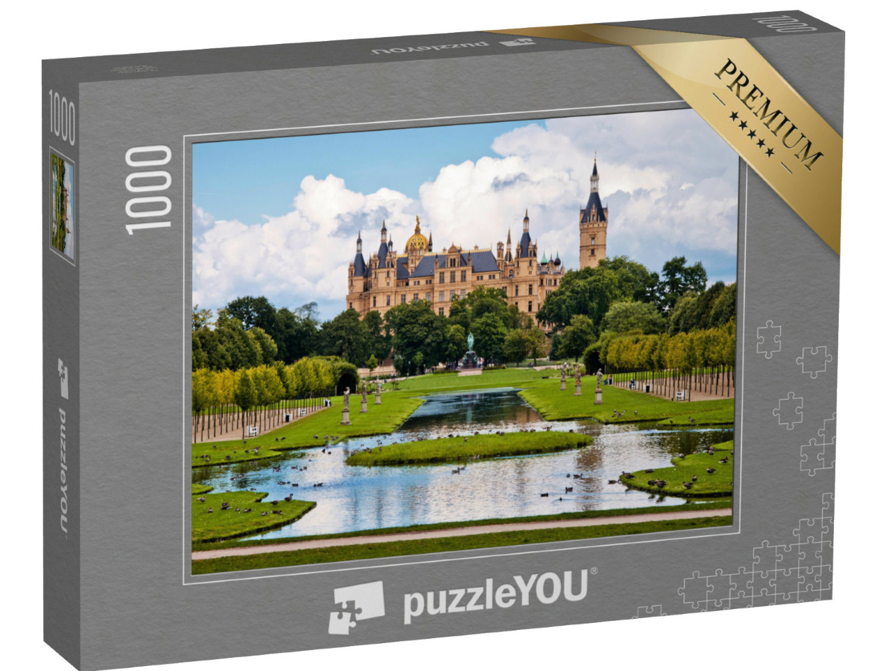 Puzzle 1000 Teile „Das märchenhafte Schloss in Schwerin“