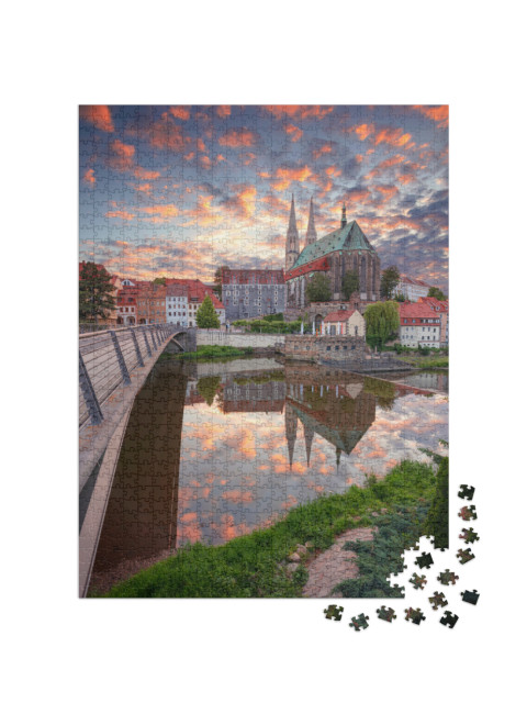 Puzzle 1000 Teile „Historische Innenstadt von Görlitz, Deutschland“