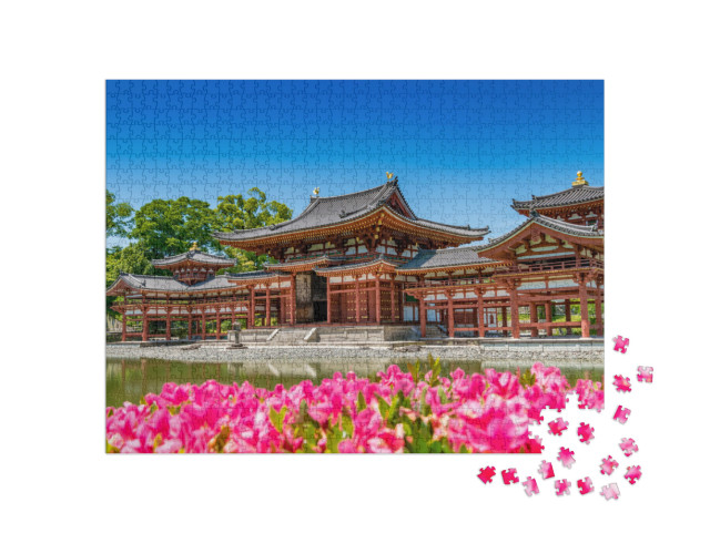 Puzzle 1000 Teile „Byodoin-Tempel, UNESCO-Weltkulturerbe, Kyoto, Japan“