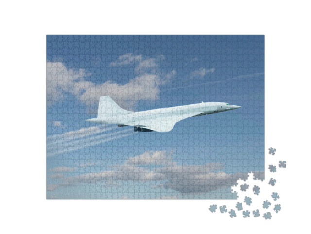 Puzzle 1000 Teile „Concorde im Überschallflug“