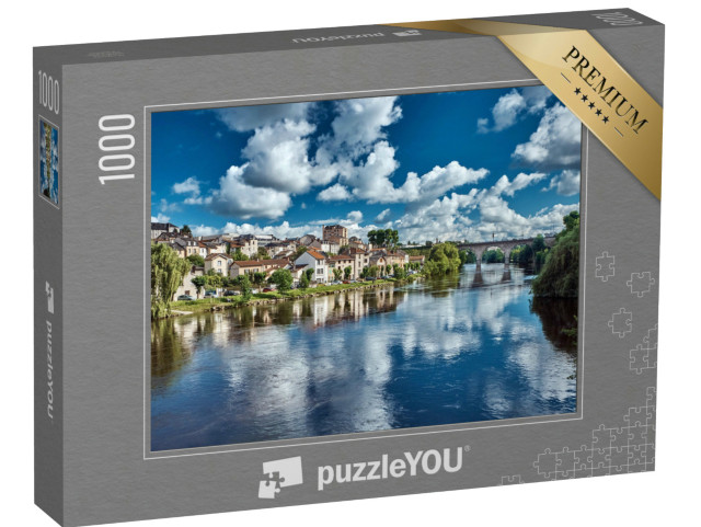 Puzzle 1000 Teile „Fluss Vienne, Limoges, Frankreich“