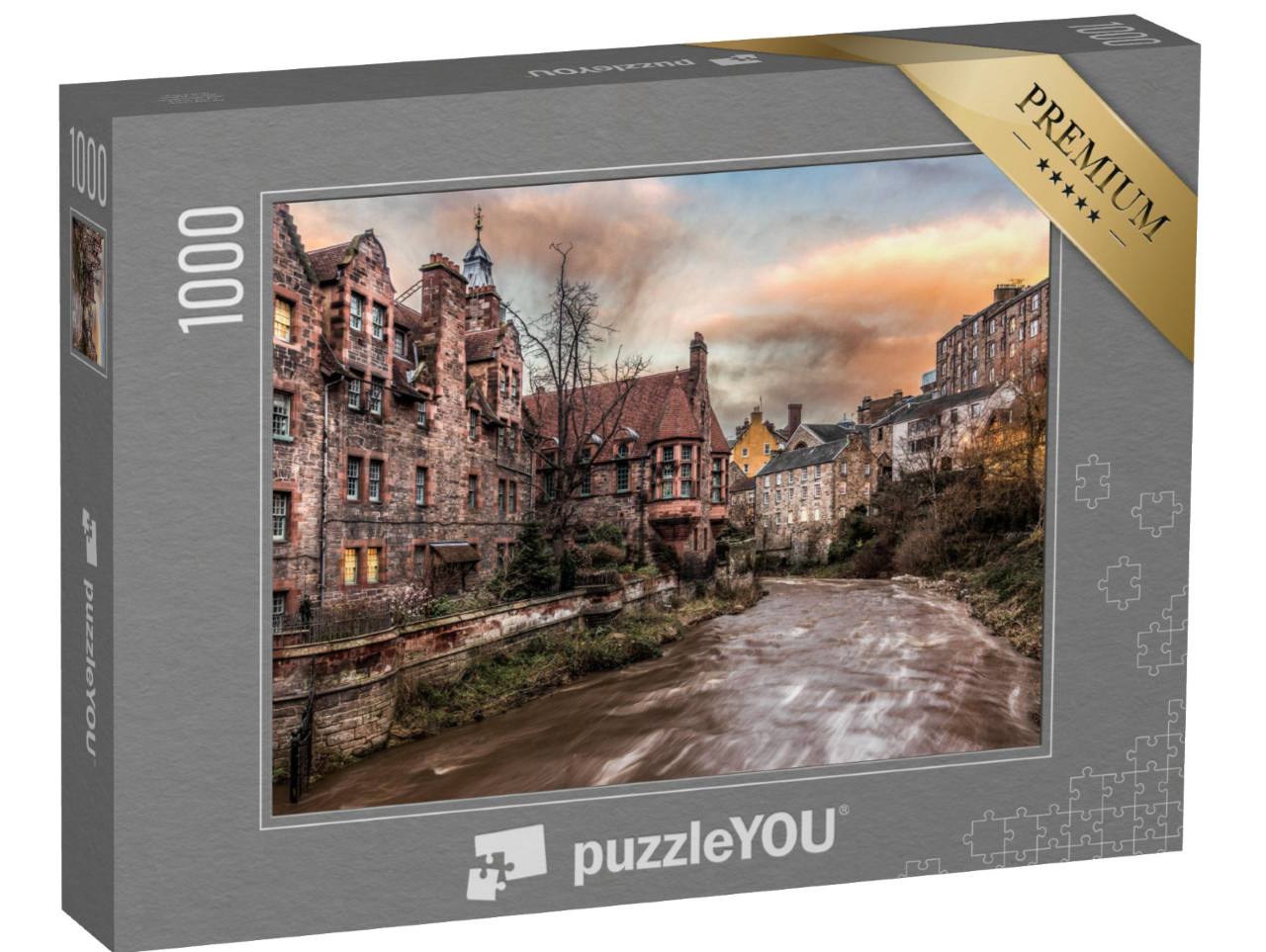 Puzzle 1000 Teile „Dean Dorf in Edinburgh, Schottland“