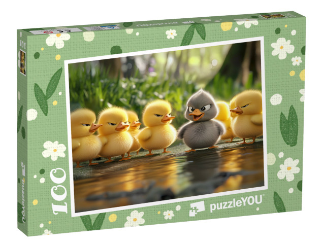Puzzle 100 Teile „Quaken und Schabernack“