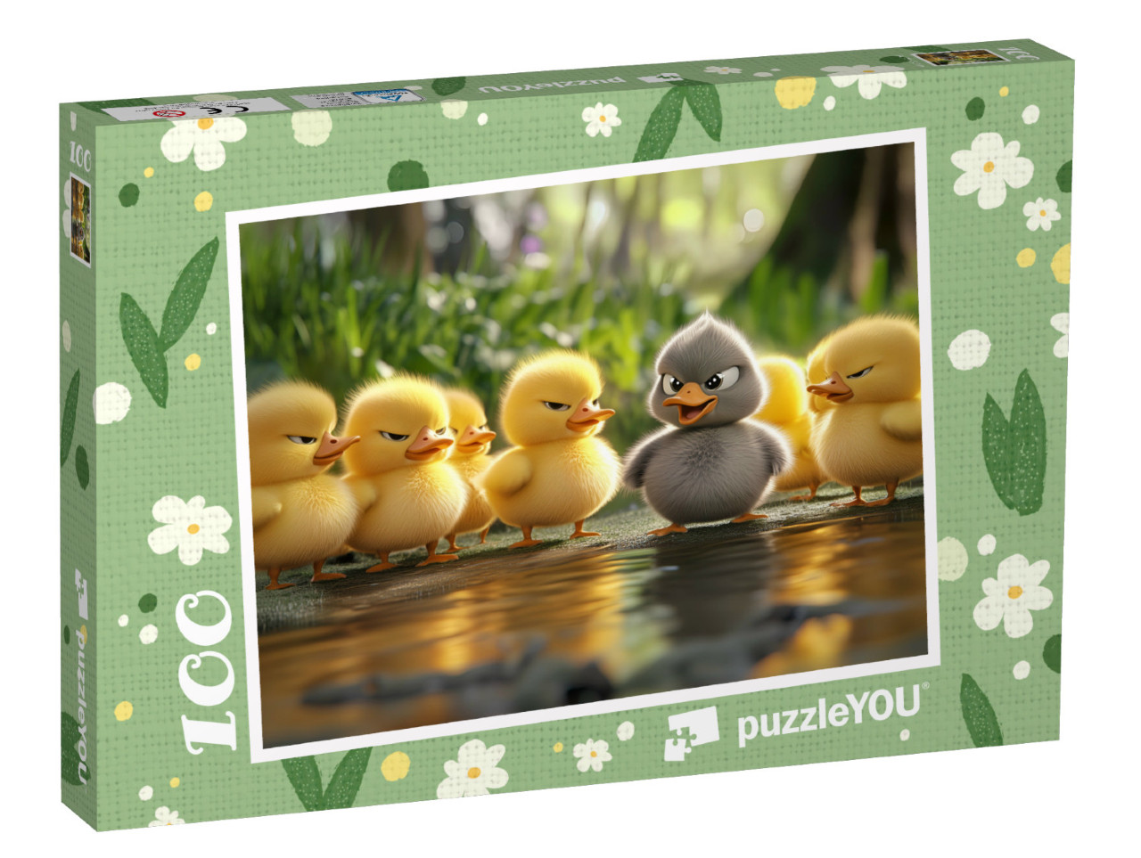 Puzzle 100 Teile „Quaken und Schabernack“