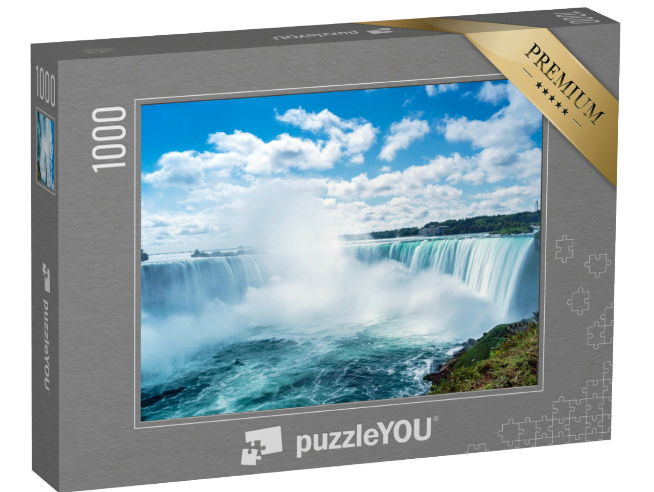 Puzzle 1000 Teile „Blick auf den Horseshoe Fall, Niagara Falls, Ontario, Kanada“