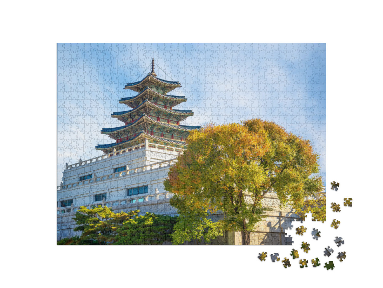 Puzzle 1000 Teile „Nationalmuseum von Korea, Seoul, Südkorea“