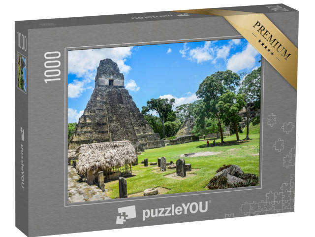 Puzzle 1000 Teile „Die Ruinen der antiken Stadt Tikal, Guatemala“