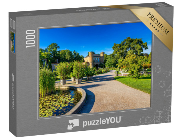 Puzzle 1000 Teile „Botanischer Garten in Karlsruhe, Deutschland“