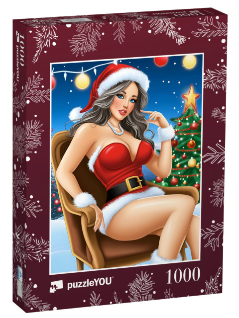 Puzzle 1000 Teile „Merry Christmas, Santas fleißige Tochter“