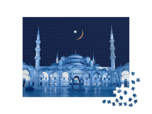 Puzzle 1000 Teile „Blaue Moschee“