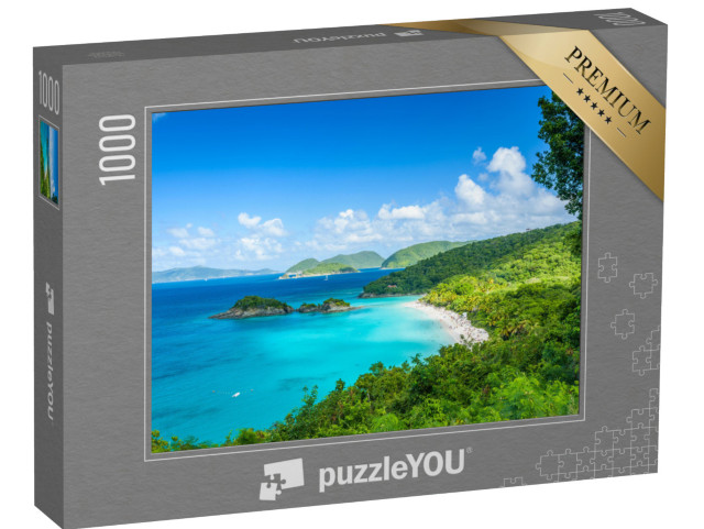 Puzzle 1000 Teile „Trunk Bay, St. John, Amerikanische Jungferninseln“