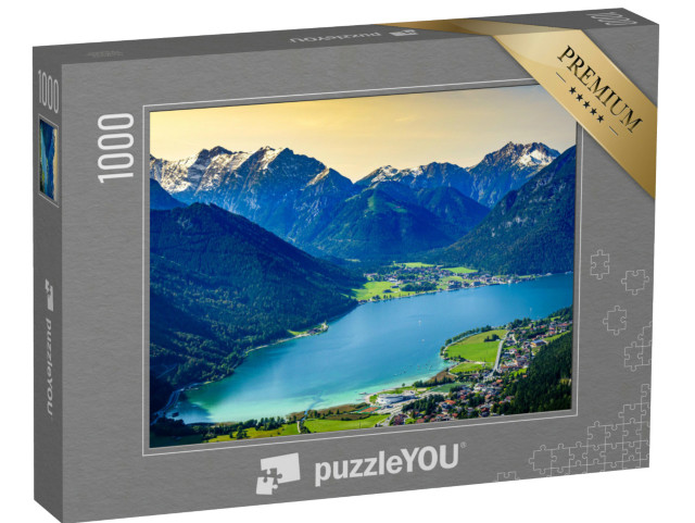 Puzzle 1000 Teile „Blick auf den Achensee in Österreich“