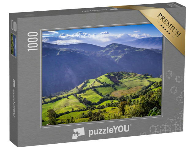 Puzzle 1000 Teile „Nachmittagslicht in der Region Riobamba, Ecuador“