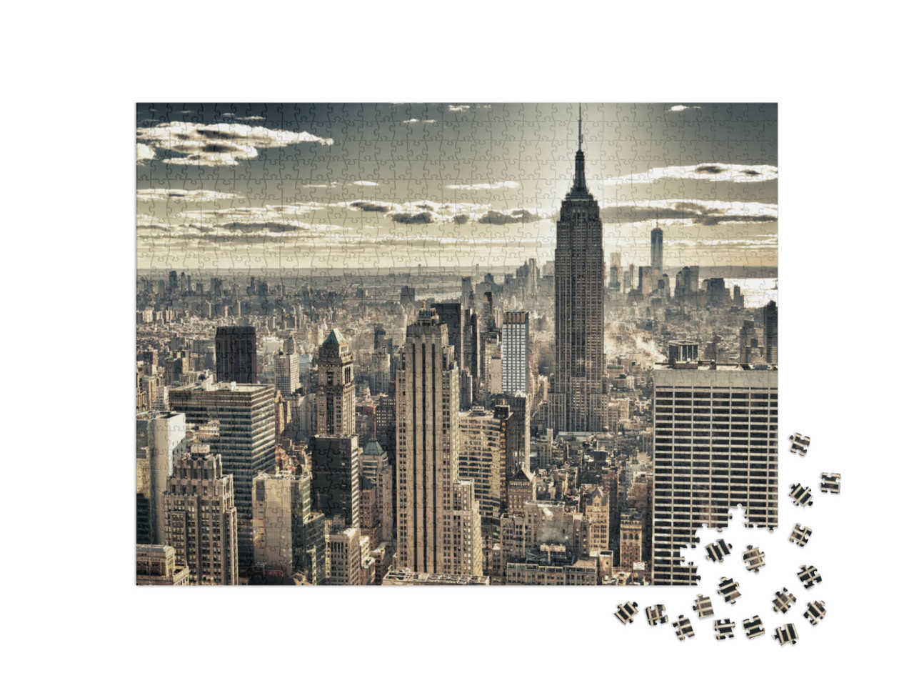 Puzzle 1000 Teile „HDR-Aufnahme von New York“