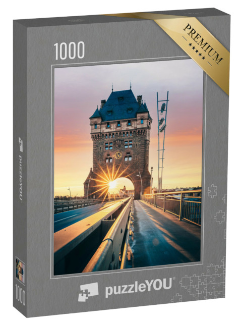 Puzzle 1000 Teile „Worms mit berühmter Nibelungenbrücke, Deutschland“