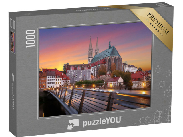 Puzzle 1000 Teile „Schöner Himmel undSonnenuntergang in Görlitz“