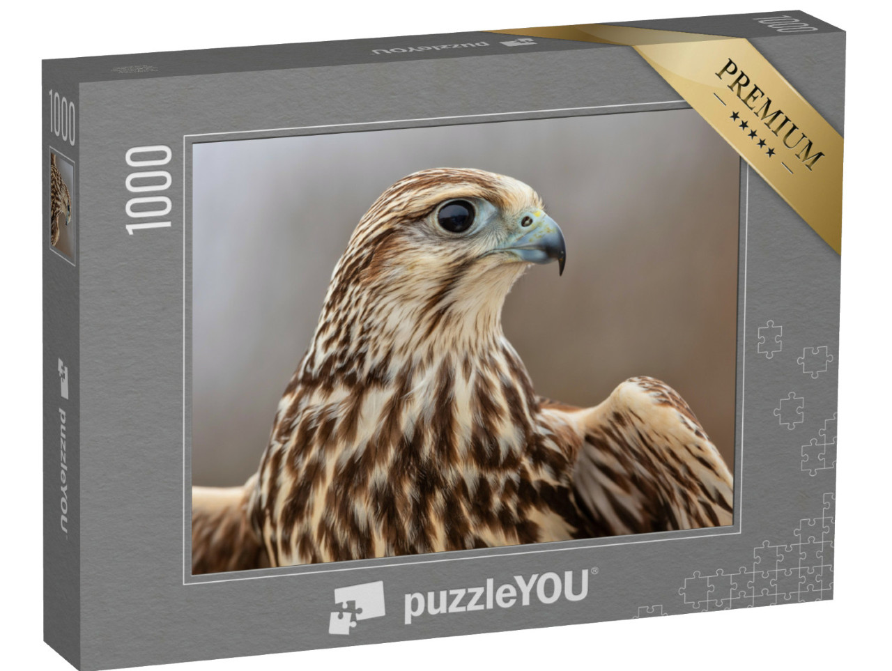 Puzzle 1000 Teile „Majestätischer Sakerfalke“