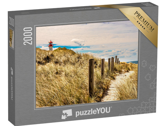 Puzzle 2000 Teile „Leuchtturm auf Sylt, Nordsee, Deutschland“