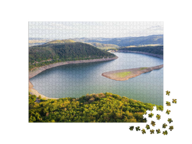 Puzzle 1000 Teile „Edersee: Luftaufnahme, Deutschland“