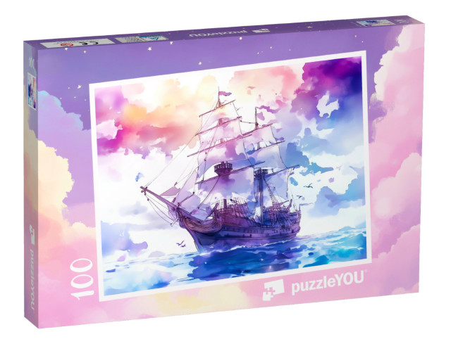 Puzzle 100 Teile „Geschichten aus der maritimen Welt“