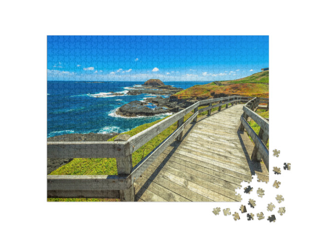 Puzzle 1000 Teile „Grant Point, Westspitze von Phillip Island, Victoria, Australien.“