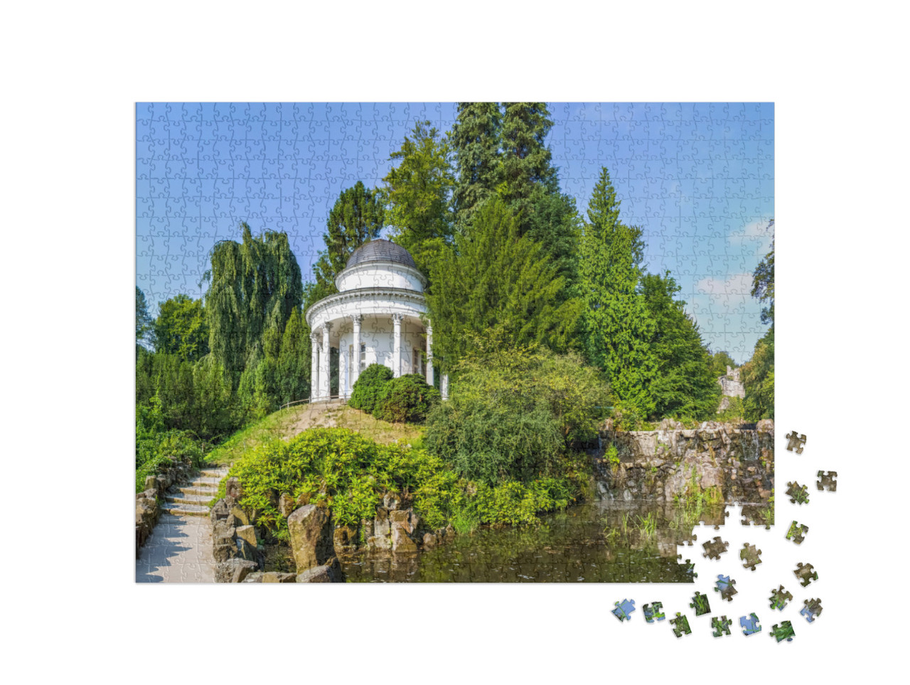 Puzzle 1000 Teile „Kassel, Bergpark Wilhelmshöhe, Deutschland“
