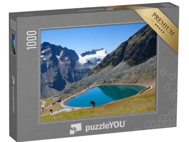Puzzle 1000 Teile „Der Tiefenbachgletscher in der Nähe von Sölden“