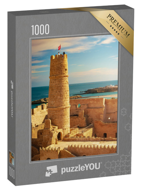 Puzzle 1000 Teile „Mittelalterliche Festung von Monastir, Tunesien“