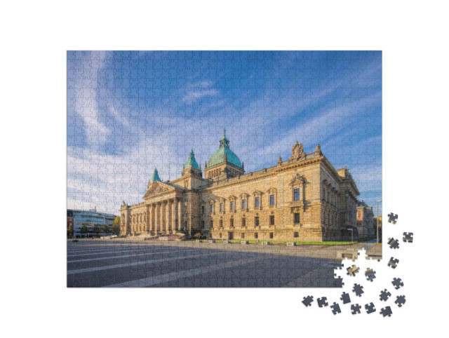 Puzzle 1000 Teile „Bundesverwaltungsgericht Leipzig“