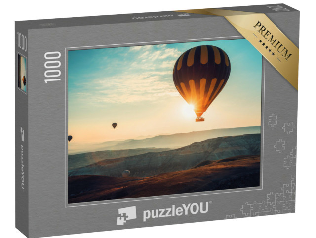 Puzzle 1000 Teile „Heißluftballons über Kappadokien, Türkei“