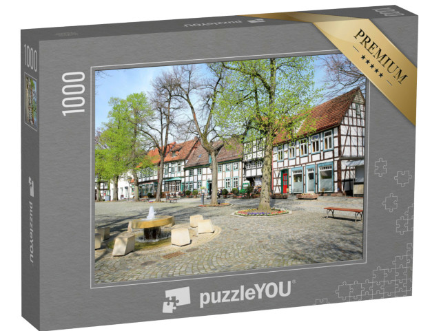 Puzzle 1000 Teile „Historischer Marktplatz in Bad Essen, Niedersachsen, Deutschland“