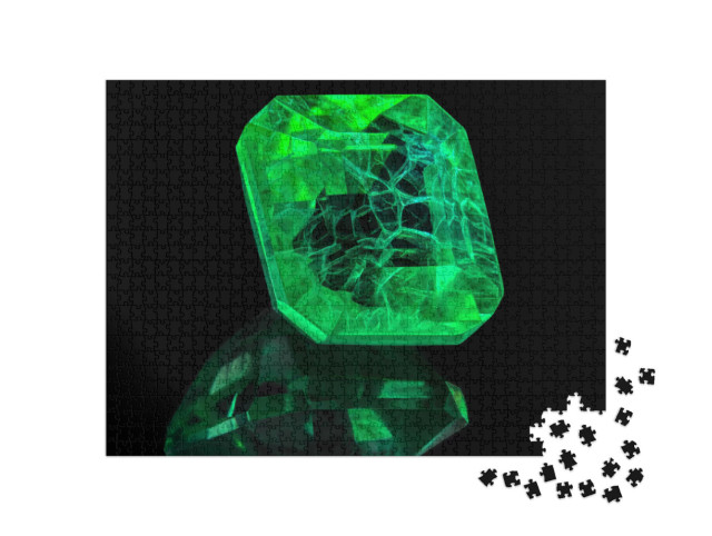 Puzzle 1000 Teile „Smaragd“