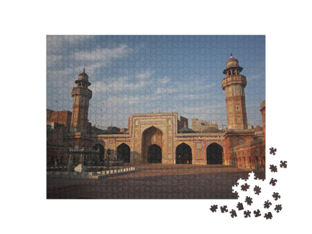 Puzzle 1000 Teile „Architektur der Masjid Wazir Khan, Lahore“