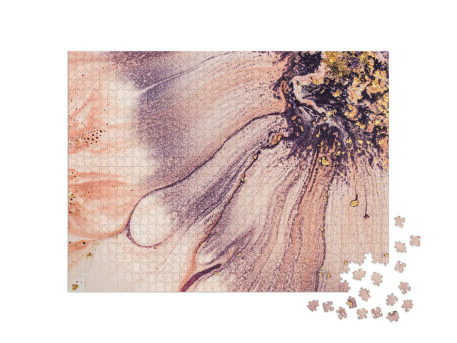 Puzzle 1000 Teile „Luxuriöse Kunst im östlichen Stil und in künstlerischem Design“