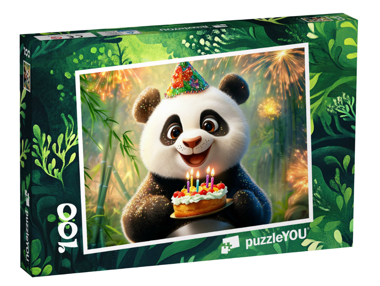 Puzzle 100 Teile „Paula Panda hat eine Überraschung für dich“