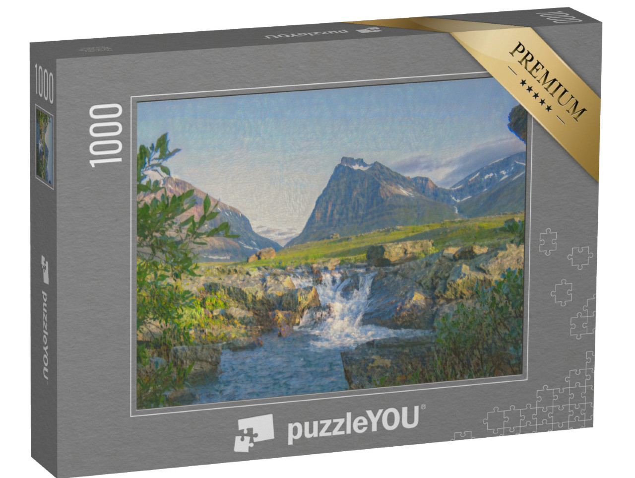 Puzzle 1000 Teile „im Kunst-Stil von Claude Monet - Tuolpagorni - Puzzle-Kollektion Künstler & Gemälde“