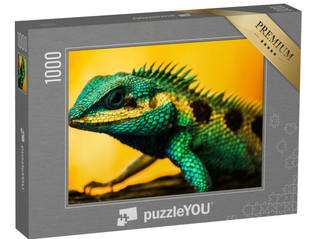 Puzzle 1000 Teile „Eidechse Wasserdrache“