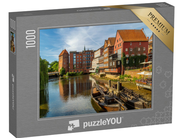 Puzzle 1000 Teile „Ansicht von Lüneburg, Niedersachsen, Deutschland“