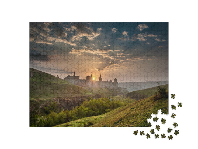 Puzzle 1000 Teile „Festung Kamyanets-Podilskiy, Ukraine“