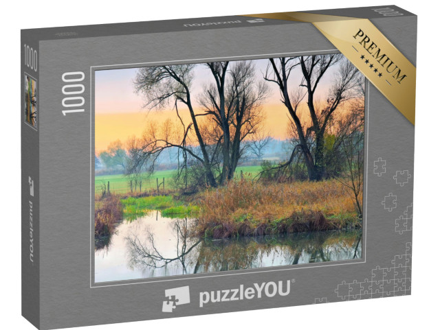 Puzzle 1000 Teile „Kleiner Spreewald im Herbst, Brandenburg“