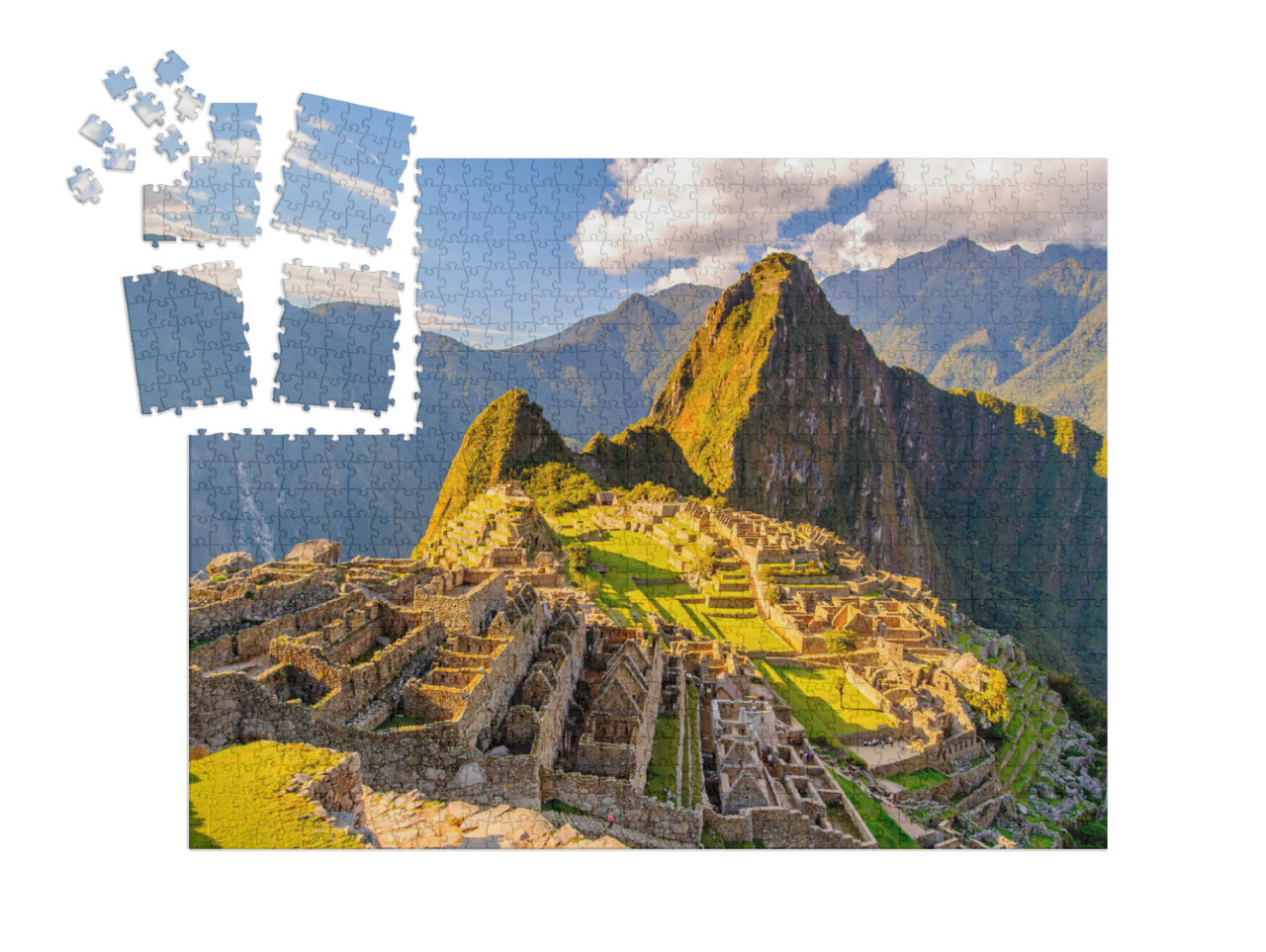 Puzzle „Peru, Südamerika: Machu Picchu, UNESCO-Weltkulturerbe“ | SMART SORTED® 1000 Teile