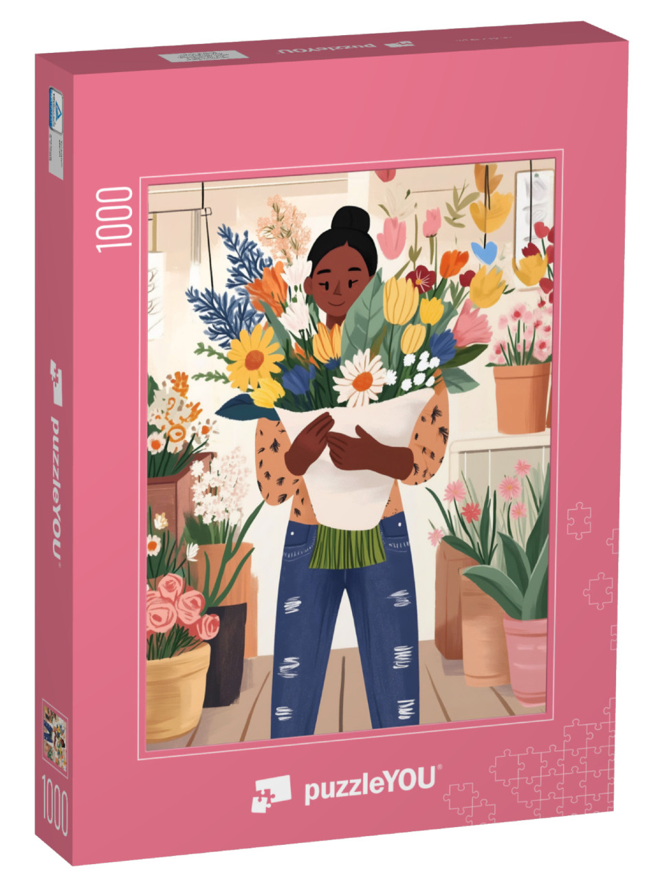 Puzzle 1000 Teile „Selbstliebe: Blumen für mich“